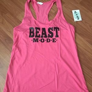 Beast Mode racerback tank top
